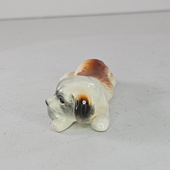 Vintage Goebel Germany Porcelain St. Bernard Puppy Dog Figurine Collectible Home - Picture 3 of 8
